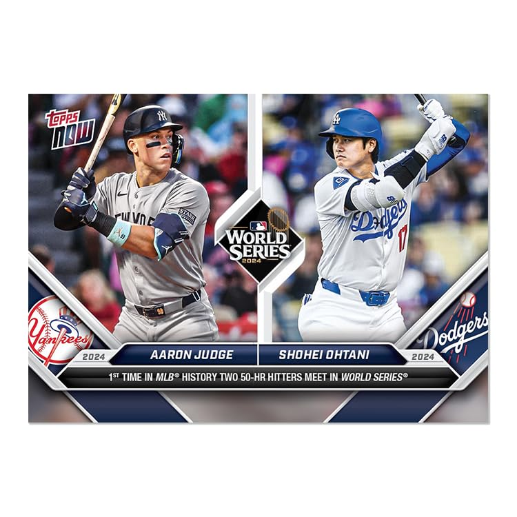 Amazon.com: 2024 Topps Now Aaron Judge/Shohei Ohtani #863