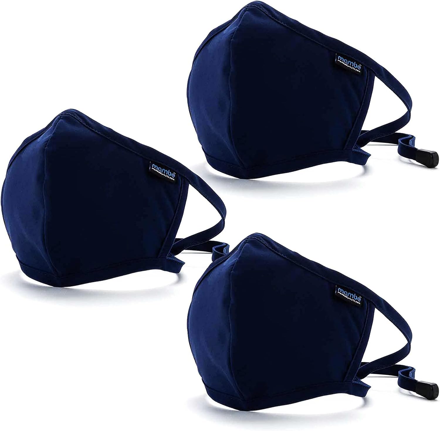 Mambe ReUsable Fabric Face Mask Adjustable Lanyard for