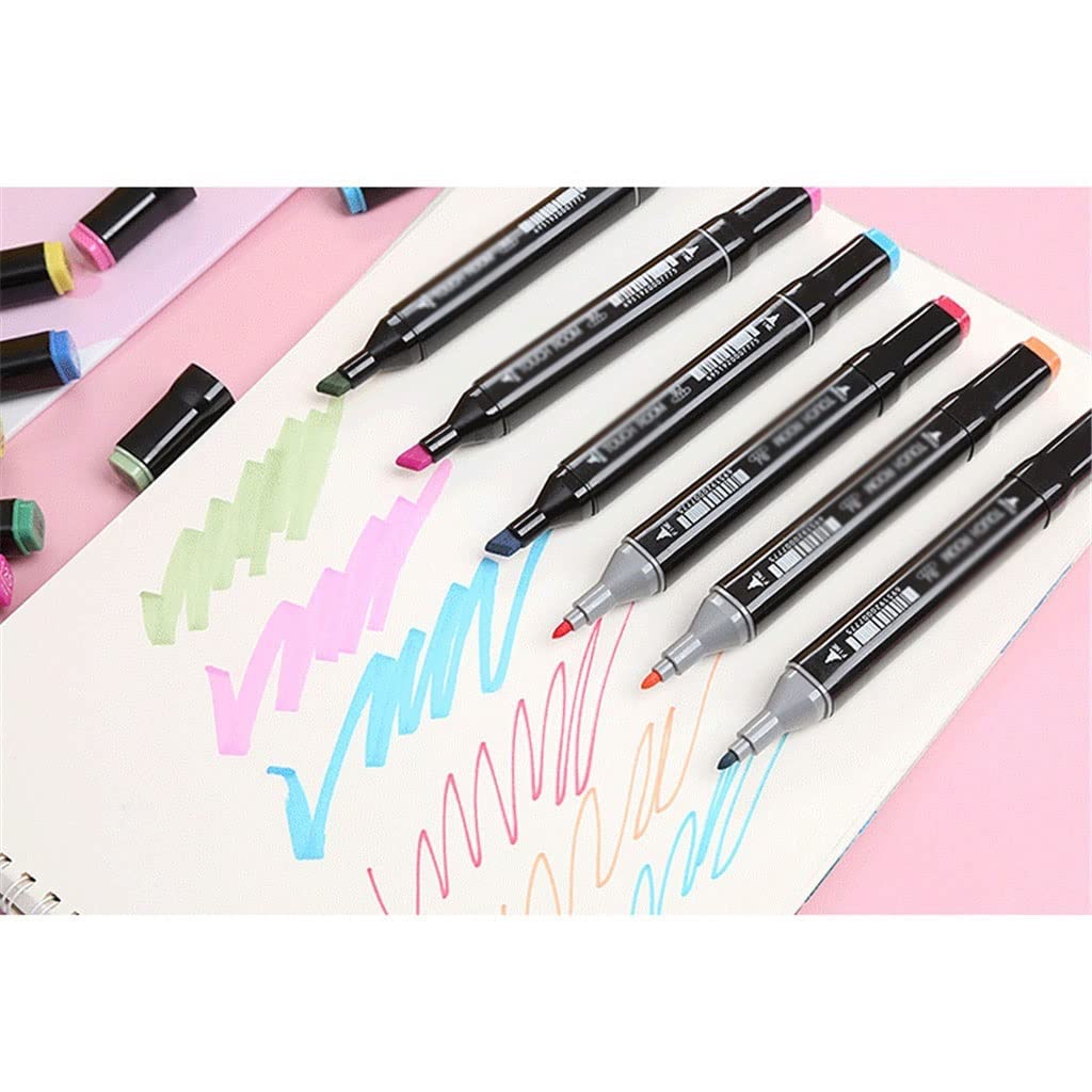 BATLAM 96-teiliges Malset, Zeichen- und Künstlerbedarf-Set – Buntstifte-Set – Skizzieren, Graphitstifte mit tragbarem Etui (Svart 48color)