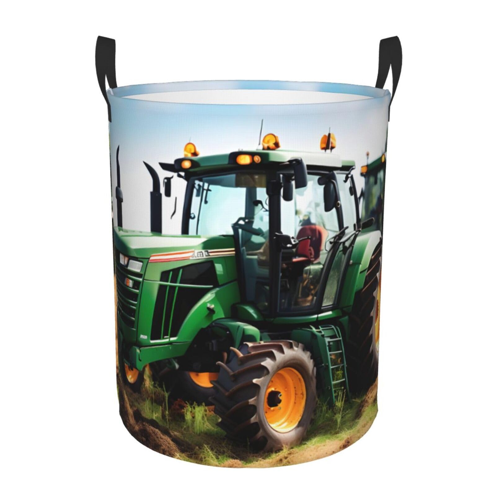 Panier à linge tracteur agricole coffre rangement couverture