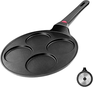 Pancake Pan Nonstick-Suitable for All Stovetops & Induction Cooker, 10.5...