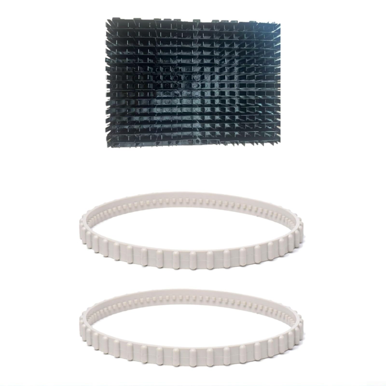 Kit de accesorios para limpiador de piscinas con 2 correas de transmisión suaves RCX23002 y cepillo de rodillo RCX26008, compatible con HAYWARD para SHARKVAC y para TIGERSHARK QC/Plus