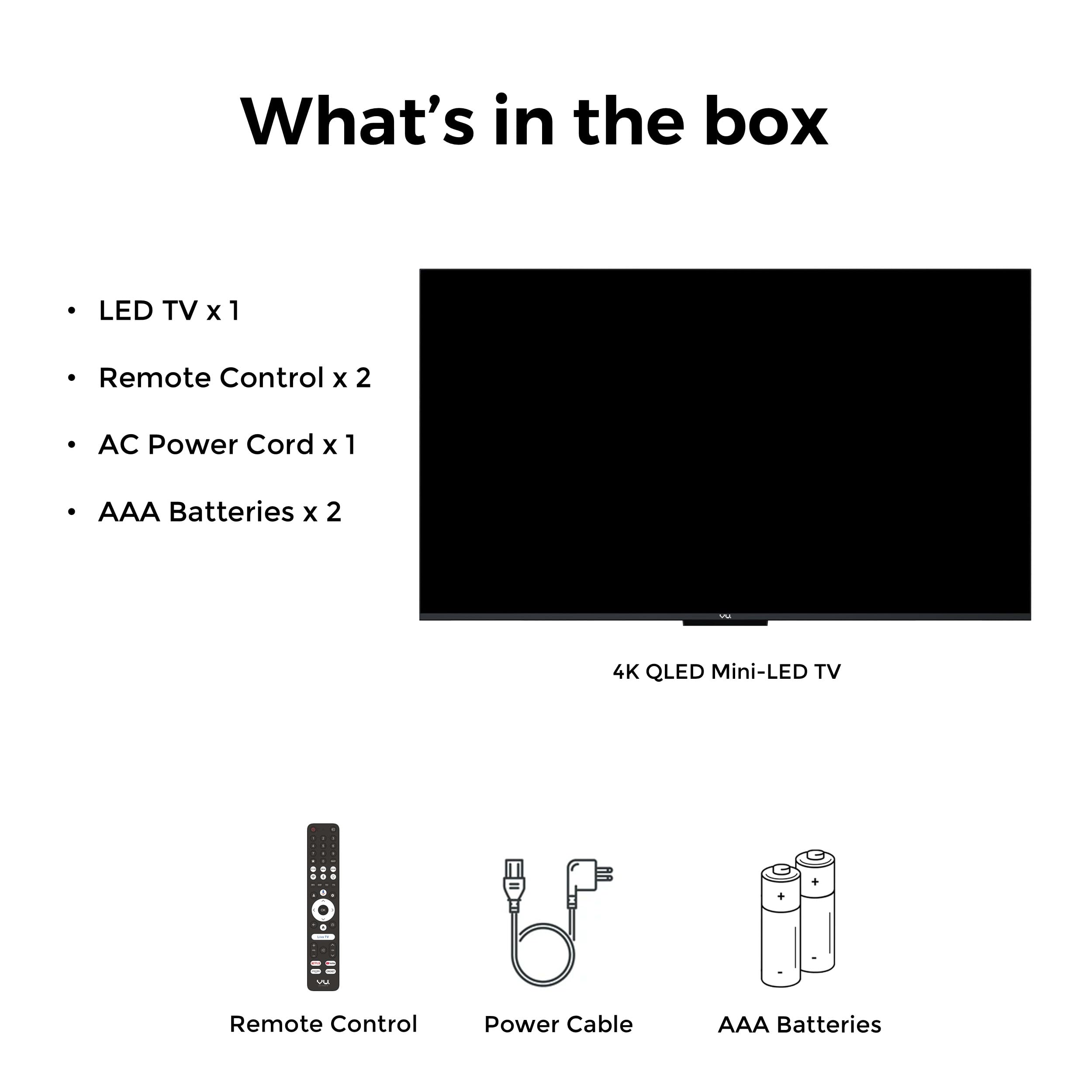 Vu California 164cm (65 inches) Smartchoice Glo MiniLED 4K TV VUGLOMINILED 2026 — Amazon image 5