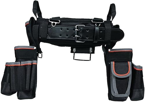Klein Tools - 55427Tradesman Pro cinturón herramienta de electricista mediano