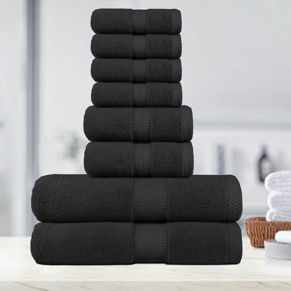 PETTI Asciugamani Bagno in Spugna 1+1 Tinta Unita Beige Black Friday New Prices