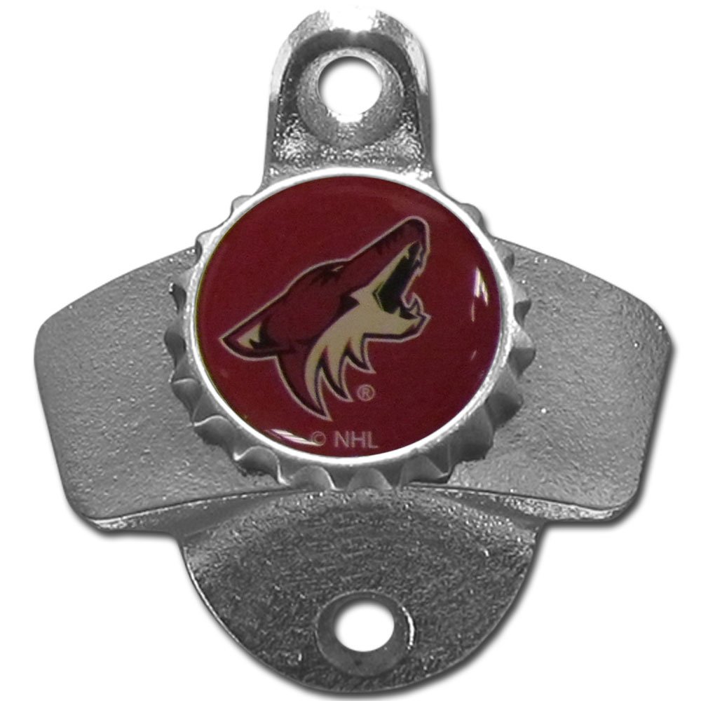 NHL Phoenix Coyotes Wall Mounted Bottle Opener