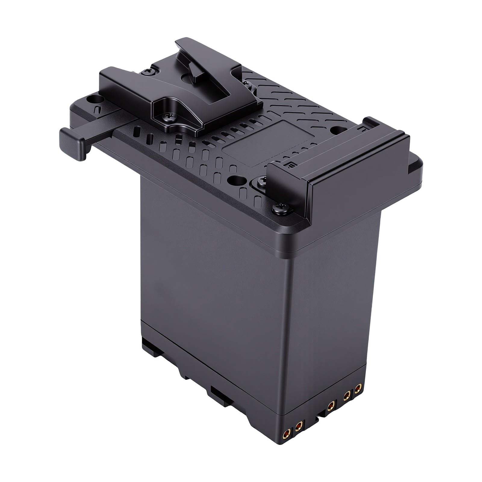 Sxhlseller Adattatore Batteria Fittizia per Videocamere, Alimentazione Continua BP U V Mount for Riprese Video e Produzione con Videocamere