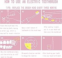 Vista 8 de Electric Toothbrush Can Be Charged for 60 Days with USB, and One Electric Handle Can Be Used Normally for One Year with 4 Replacement Brush Heads