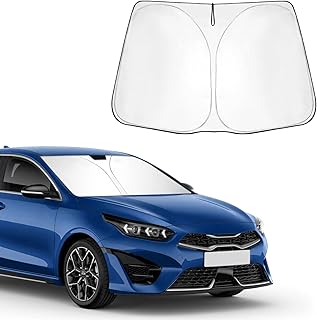 BSTW Car Sun Shade for Kia Ceed (2018-2025) & Kia XCeed (2020-2025) - Foldable Windshield Cover with Heat Insulation & UV Protection, Fits Kia Ceed SW GT GT Line