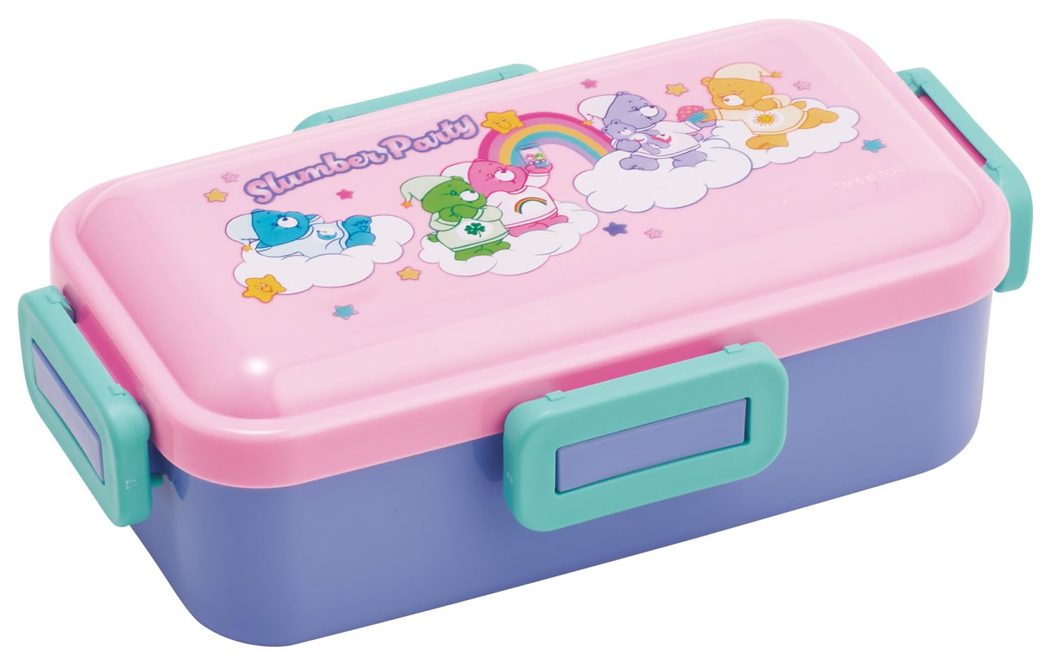 Skater Bento Box 530ml 1 Tier Women Made in Japan Leak-Resistant 4-Point Lock Di