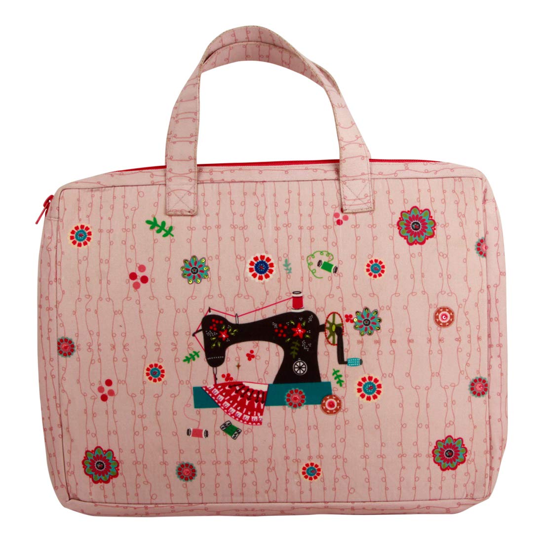 Pinaken Girl and Womens Canvas Laptop Sleeve with Handle 13 Inches (Sewing Machine) (B07MH7681L) Amazon Price History, Amazon Price Tracker