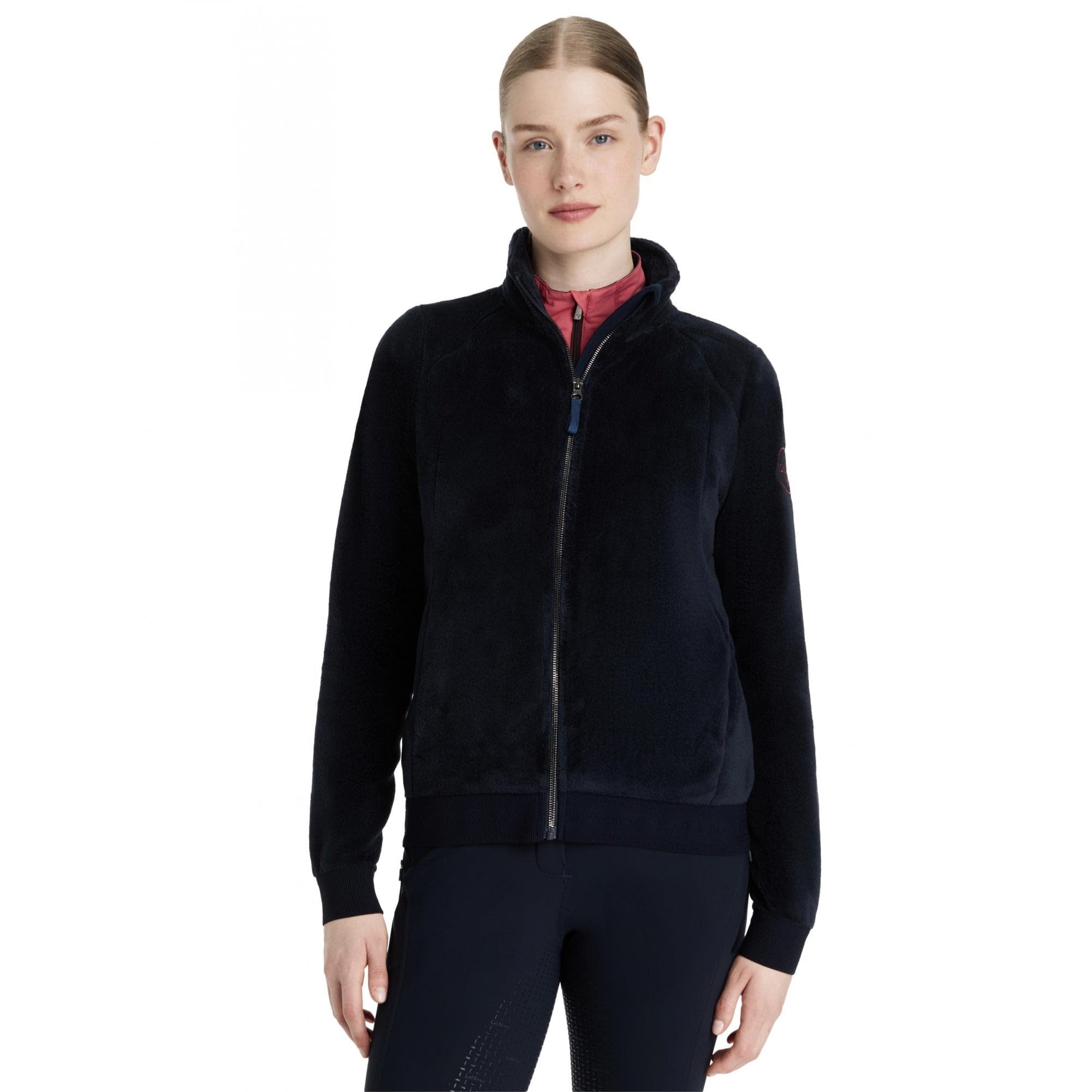 Lemieux Women's Navy Liberty Fleece Zip Through - Blue