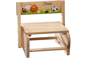 Fox Valley Traders Personalized Name Puzzle Stools for Kids