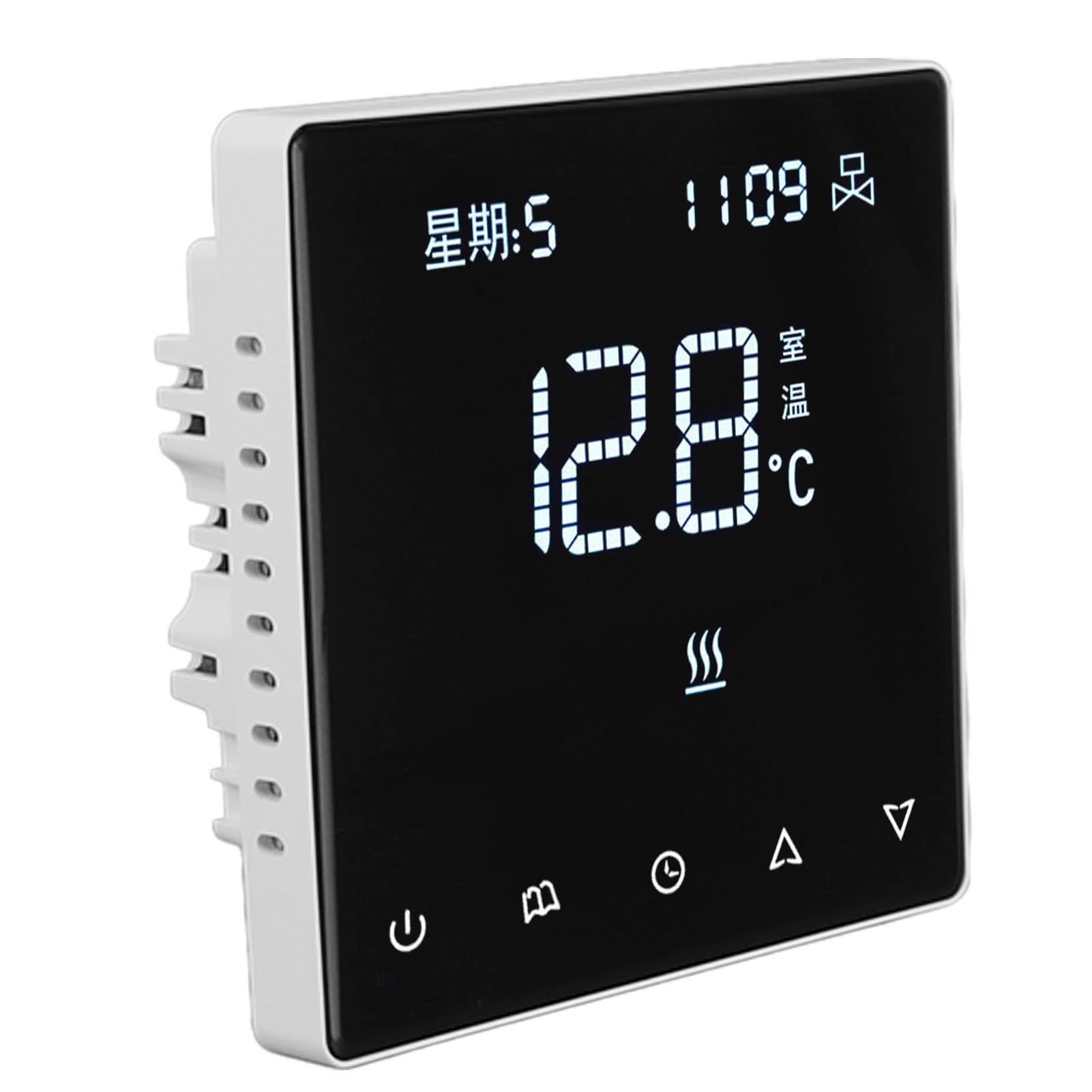Fdit Inteligentny Termostat WiFi z komunikacją bezprzewodową WIFI485 do Sterowania klimatyzacją domową i Ogrzewaniem Podłogowym 5-45°C