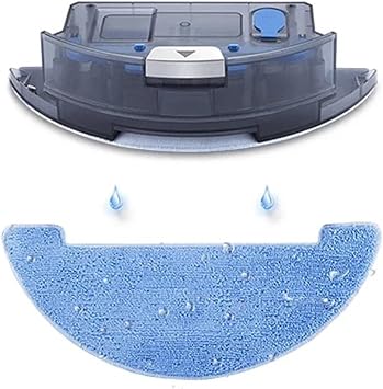 TEidea Vacuum Cleaner Water Tank Replacement Compatible for AMIBOT Animal XL H2O Connect X755 Robot Vacuum Cleaner Water Tank Mop Cloth Replacement