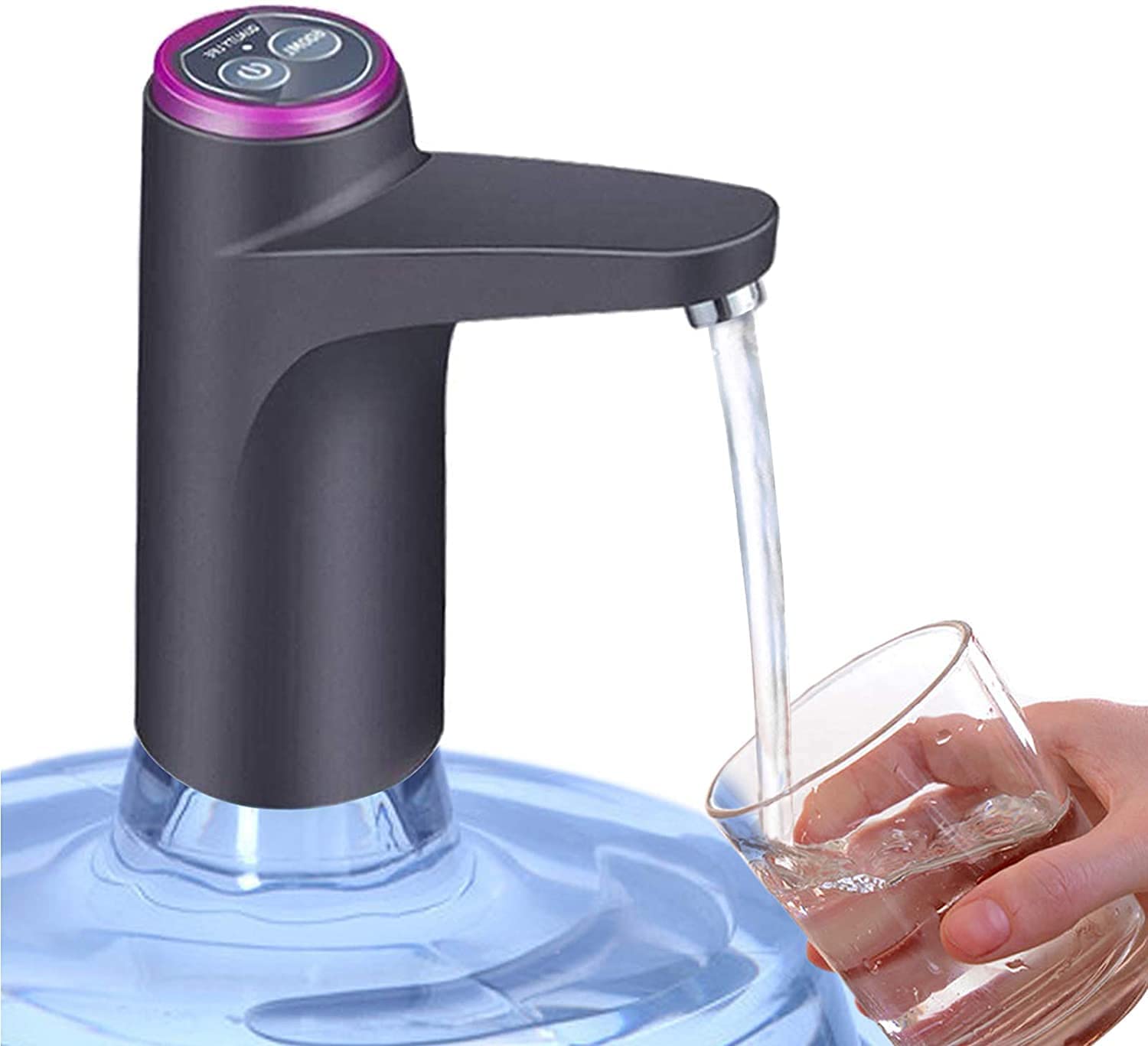 Figment Automatic Water Dispenser Pump for Drinking Water Can,Rechargeable Battery,Hassle-Free,Avoid Bacterial Retention&Portable Water Pump for Home,Outdoor,Office (Multi-Color),5 Gallons, Plastic (B09SCZKZP1) Amazon Price History, Amazon Price Tracker