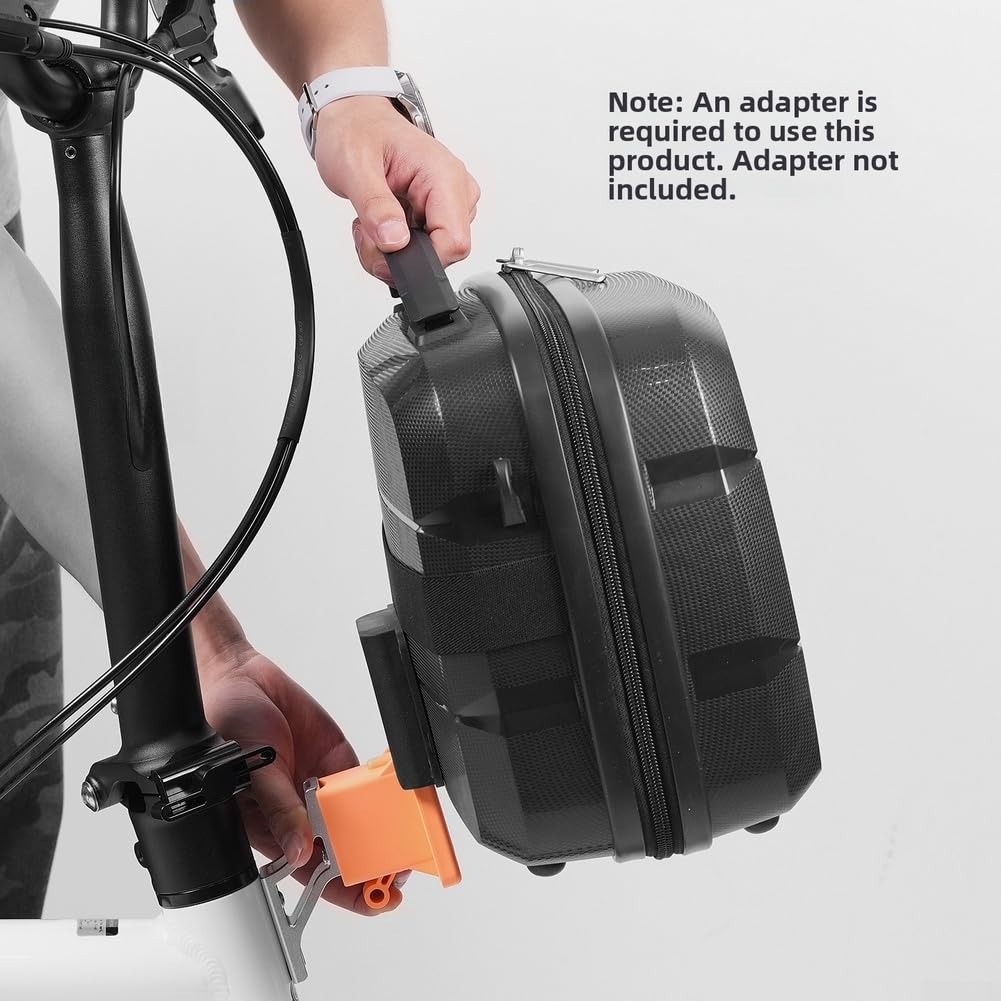 Borsa Manubrio Bici Pieghevole Guscio 13.5L Borsa Manubrio Bici | Tessuto poliestere impermeabile, PVC pioggia, tiene asciutto, capacità 13.5L, viaggi sicuri