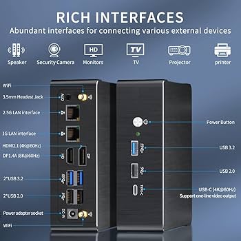 Amazon.co.jp: ミニpc 最新第12世代インテル i9-12900H Mini PC