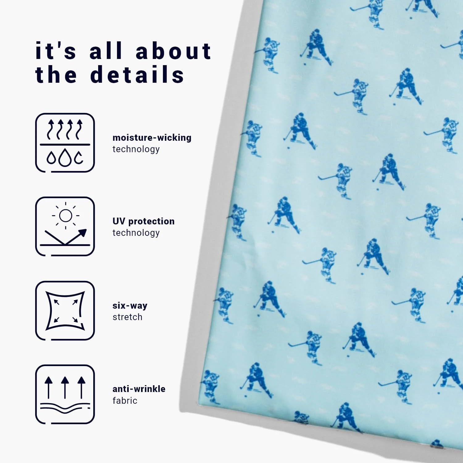 ChalkTalkSPORTS Hockey Short Sleeve Polo Shirts - Mens Hockey Performance Sport Polo - Youth & Adult Sizes - Image 4