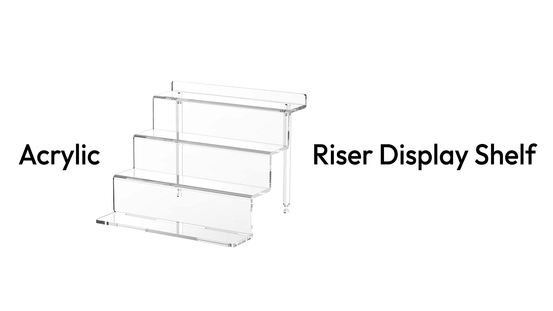 Amazon.com: NIUBEE Acrylic Riser Display Shelf, Clear Display