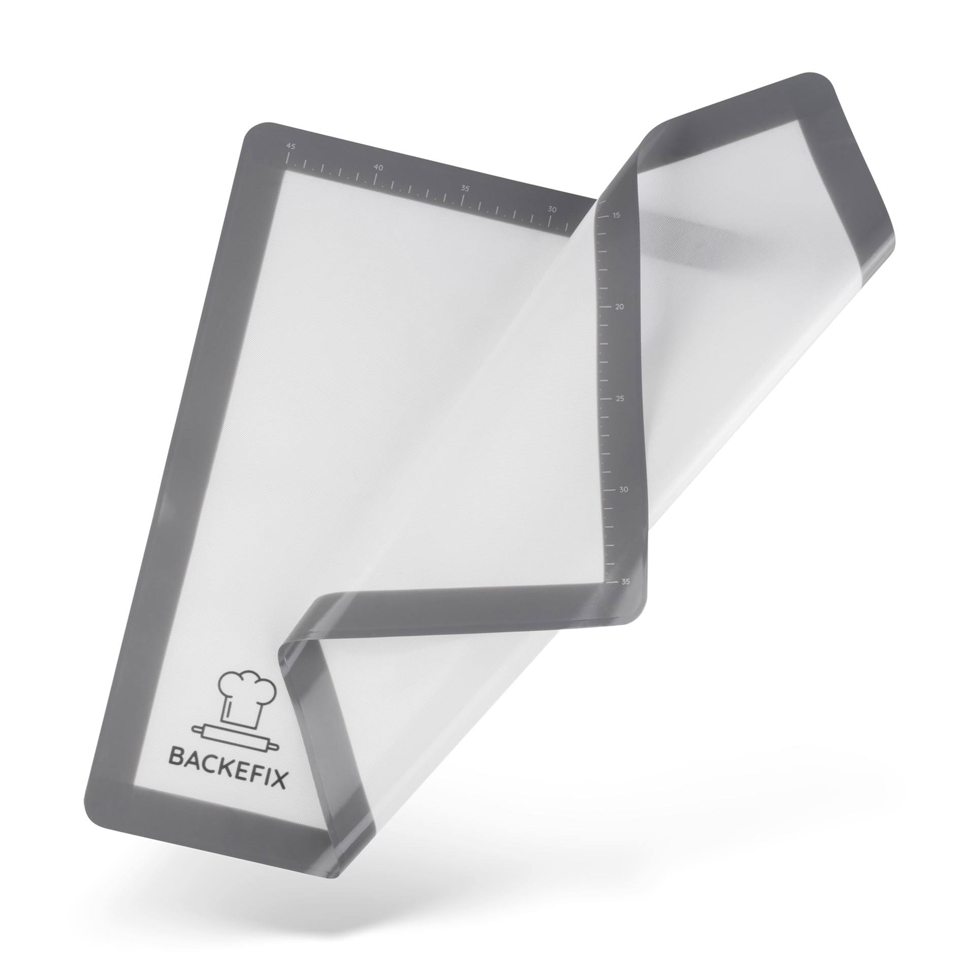 Backefix Baking Mat Silicone Mat Reusable Permanent Baking Sheet - Baking Without Baking Paper and Fat (40 x 30 cm)
