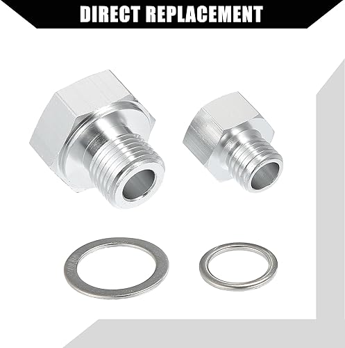 Miniatura 4 de Adaptador de refrigerante a presión de aceite Adaptador de sensor de montaje para motor de la serie LSadaptador de sensor de presión de