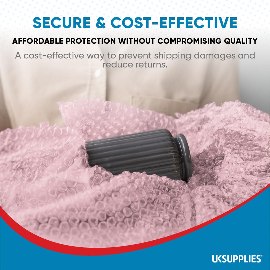 Rollo de burbujas antiestático rosa (elige cualquier tamaño), embalaje protector para electrónica, embalaje, almacenamiento y envío, envoltura ligera que absorbe los golpes, 600 mm