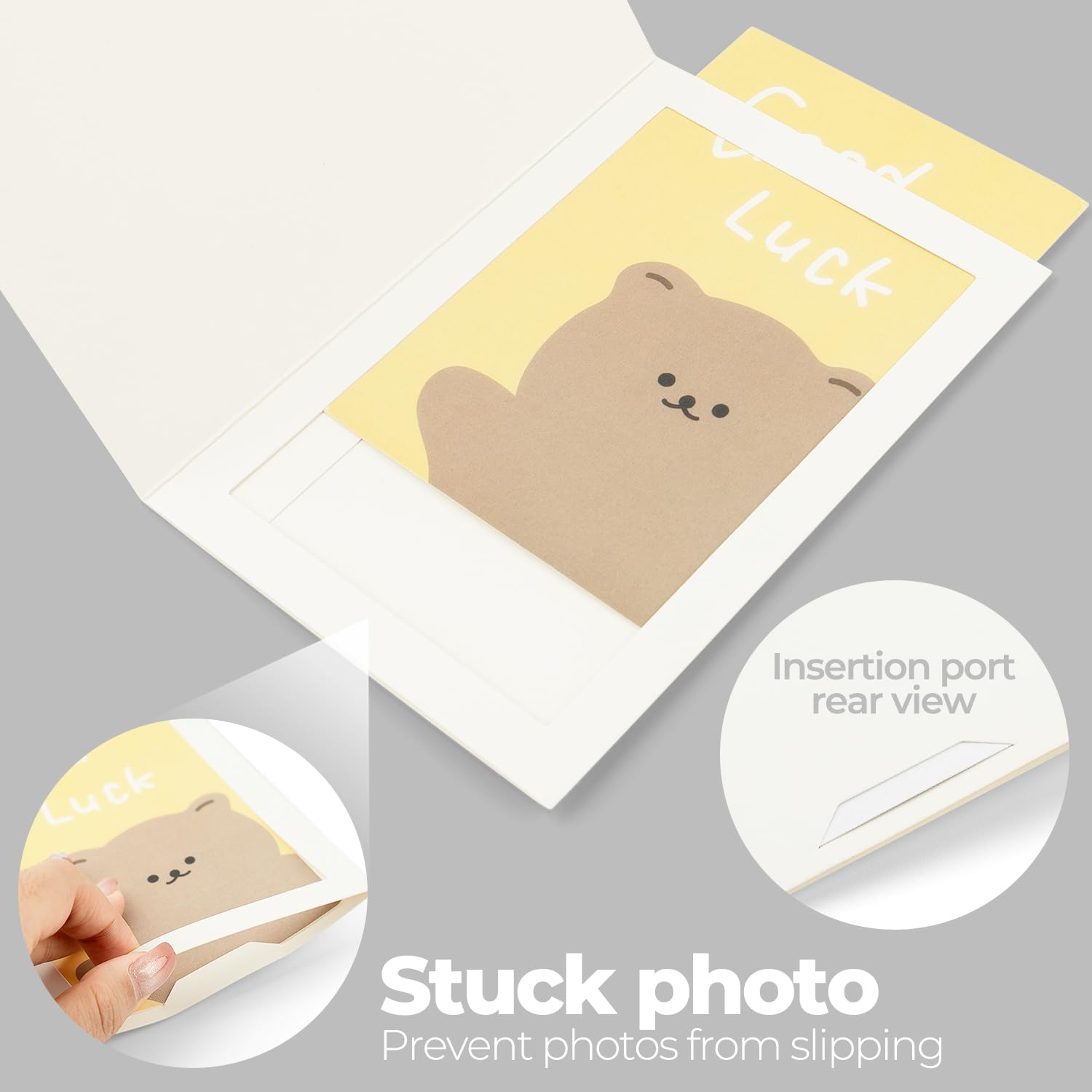 Golden State Art, Lot de 50 cadres photo en carton pour événements spéciaux : remise de diplôme, mariage, fête prénatale (blanc, pour photos de 12,7 x 17,8 cm, lot de 50)