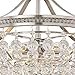 Vienna Full Spectrum Wohlfurst Brushed Nickel Silver Pendant Chandelier 20 1/4