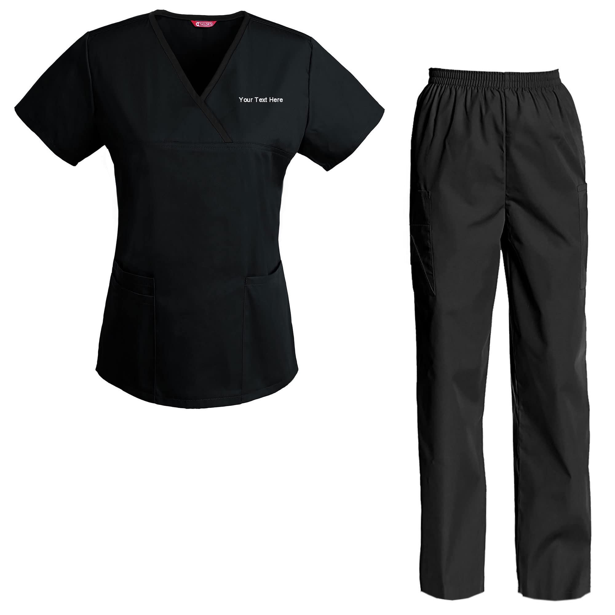 Bordado Personalizado Uniformes Sanitarios Mujer Casacas Sanitarias Mujer Pijama Sanitario Uniforme Enfermera Conjunto Casaca y Pantalón