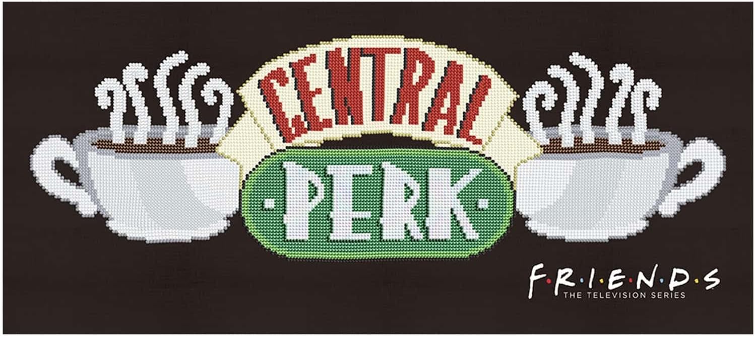 Camelot Licensed Collection of Facet Art Kits, Color - Multi, 27" X 12", Friends Central Perk,CD237200105