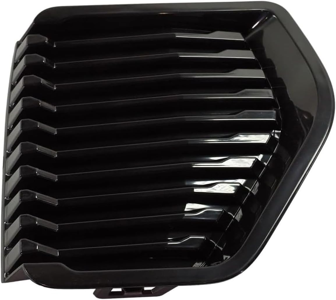 DAT AUTO PARTS Front Right Passenger Fog Light Cover Bumper Insert Replacement For 2019-2022 GMC Sierra & Denali 1500 Pickup Truck Base SLE Elevation Models Black Textured Plastic GM1039241 84220373