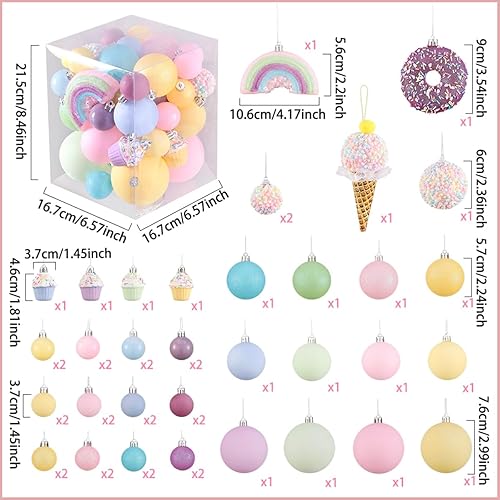 Miniatura 2 de Adornos de Navidad de bastón de caramelo, 12 piezas de 5.9 pulgadas, color rojo y blanco, para colgar en el árbol de Navidad inastillables, con