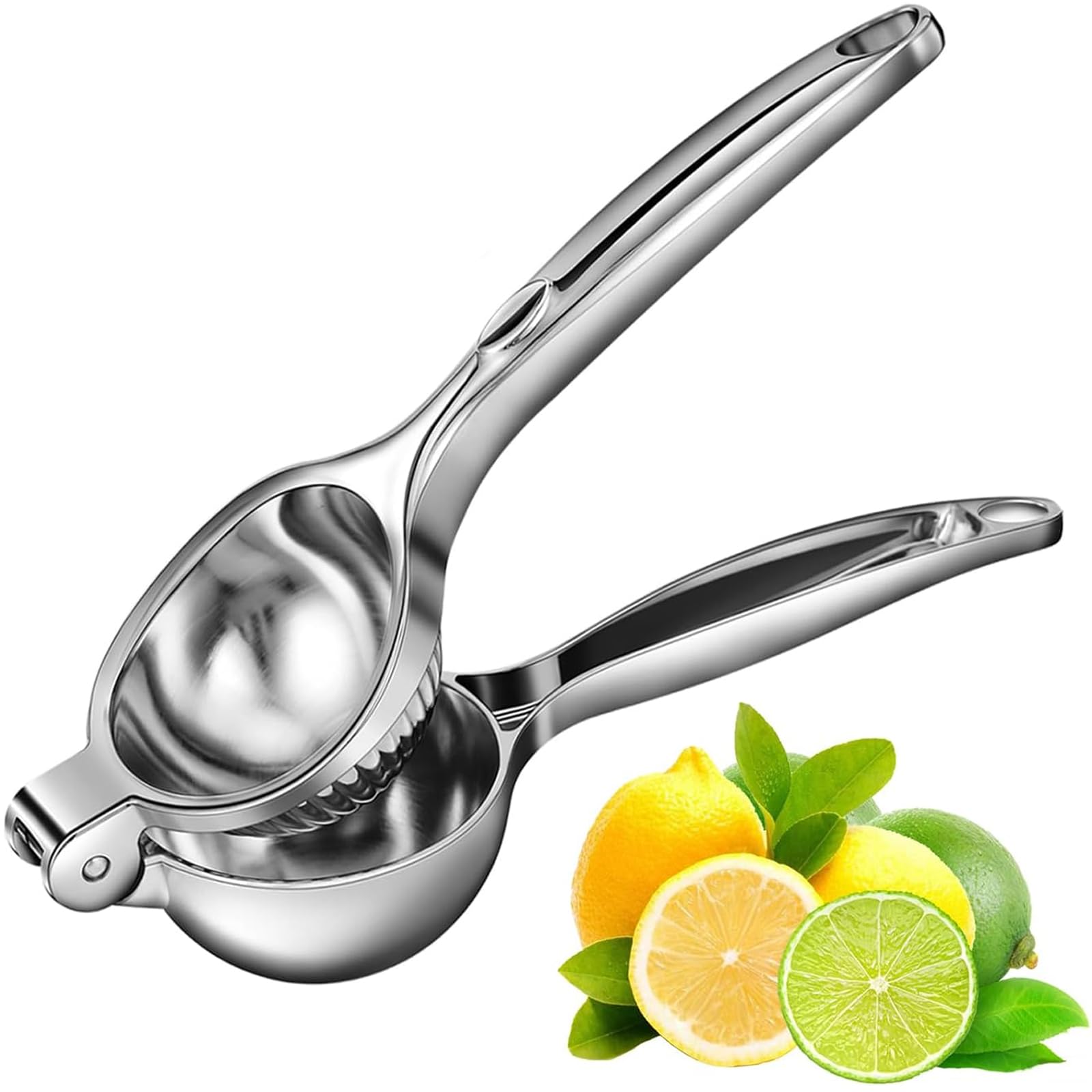 Manual Lemon Squeezer - Stainless Steel Engineered Hand Lemon Juicer,Safe Quick And Effective Juicing,Easy To Clean,Press Hand Lime Citrus Fruit Juicers