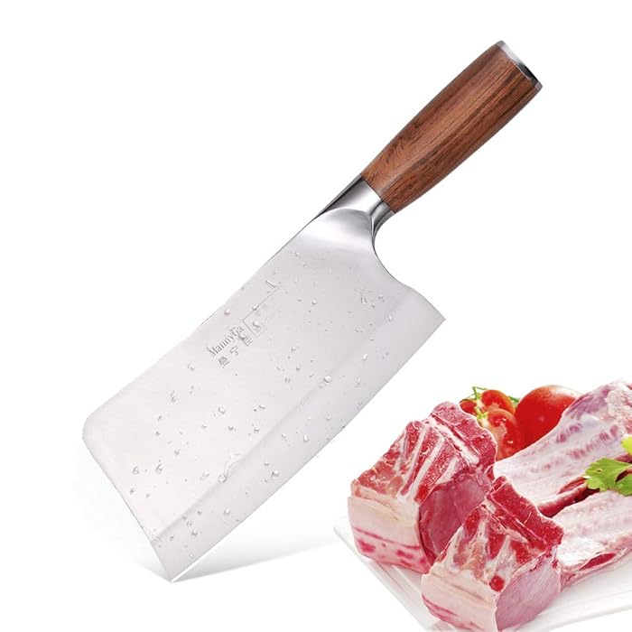 Buy MannyGa Heavy Duty Cleaver 7 Inch Stainless Steel er Knife for