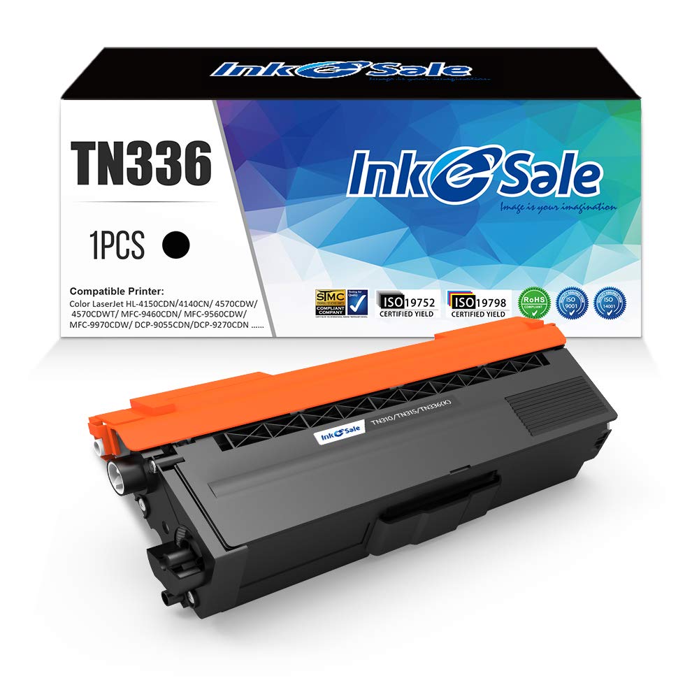INK E-SALE Compatible Toner Cartridge Replacement for Brother TN336 TN315 TN310 TN331(Black, 1-Pack), for use with Brother HL-L8350CDW HL-4150CDN MFC-L8850CDW MFC-9970CDW MFC-L8600CDW Printer