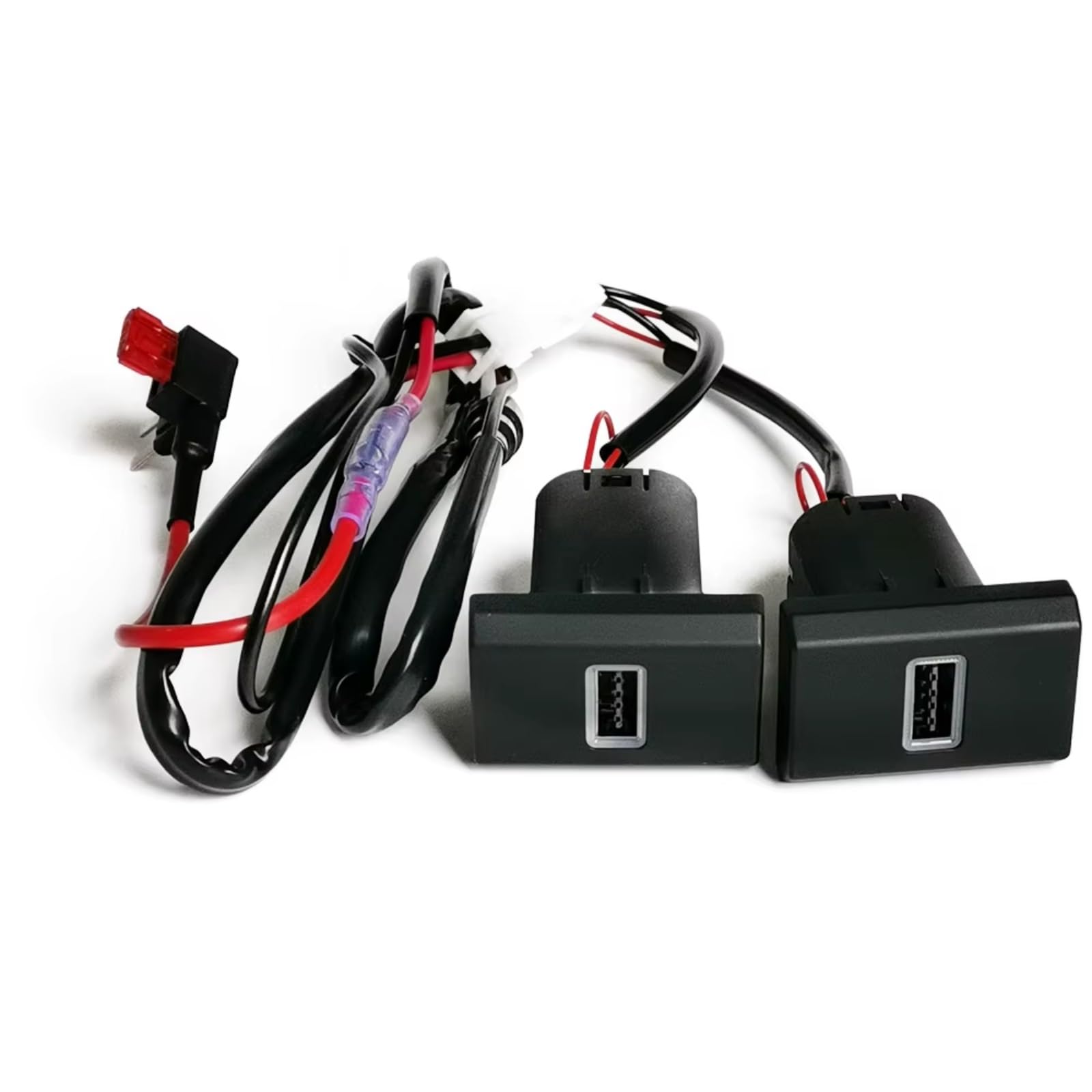 Conector USB De Consola AUX Compatible Con Ford Para Transit 2017-2020 Coche Dual Para Cargador QC3.0 Conector Adaptador Interfaz Carga Teléfono Puerto USB Coche