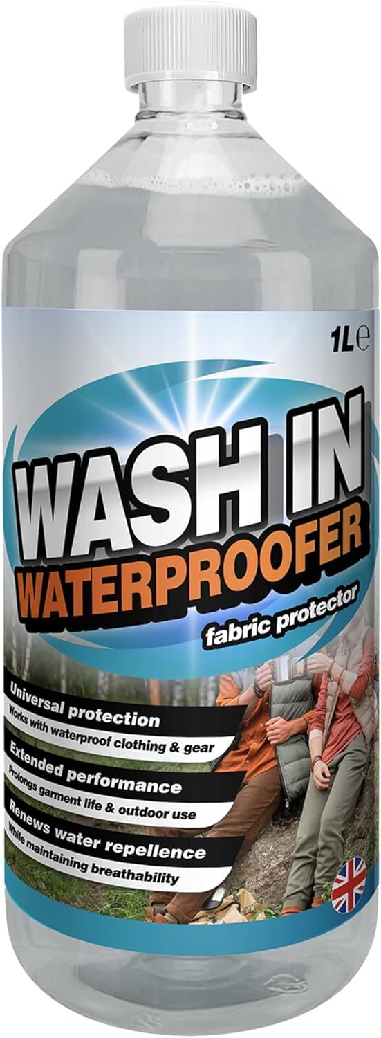 1L Easy To Use Wash In Waterproofer Fabric Protector For All Outdoor Clothing (6)