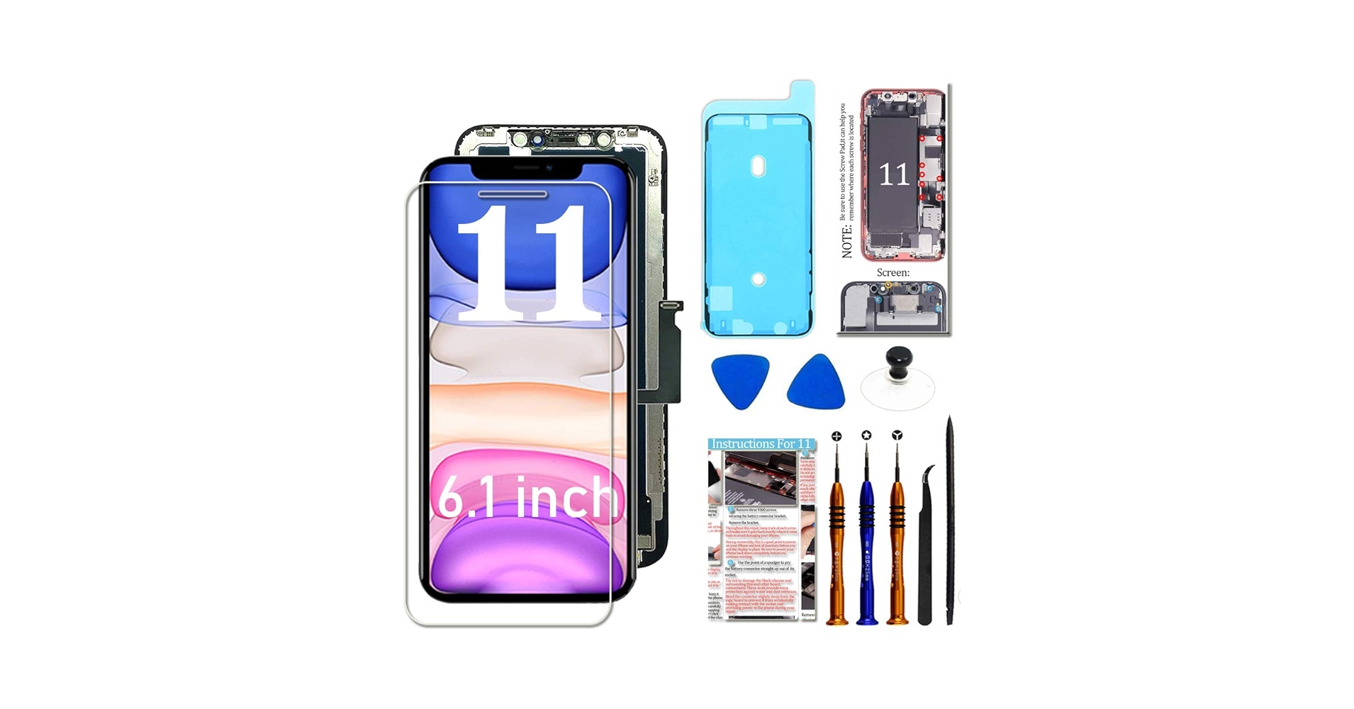Amazon.com: Fixerman for iPhone 11 LCD Screen Replacement