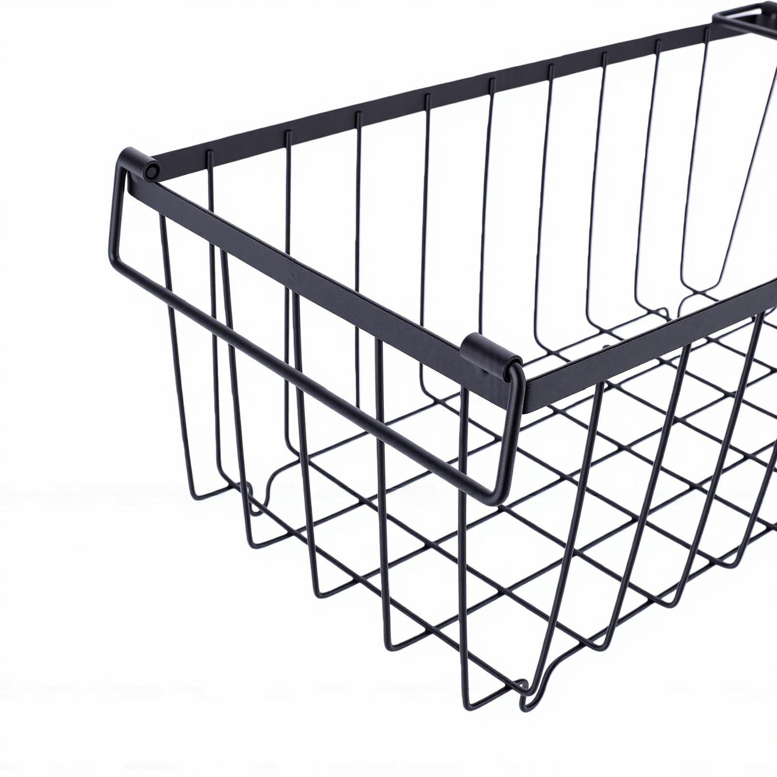 Dpofirs 4 Cestas Organizadoras de Almacenamiento para Congelador, Contenedores Organizadores para Congelador con Asas para Clasificar Alimentos Congelados, Contenedor de Almacenamiento Plegable para ,