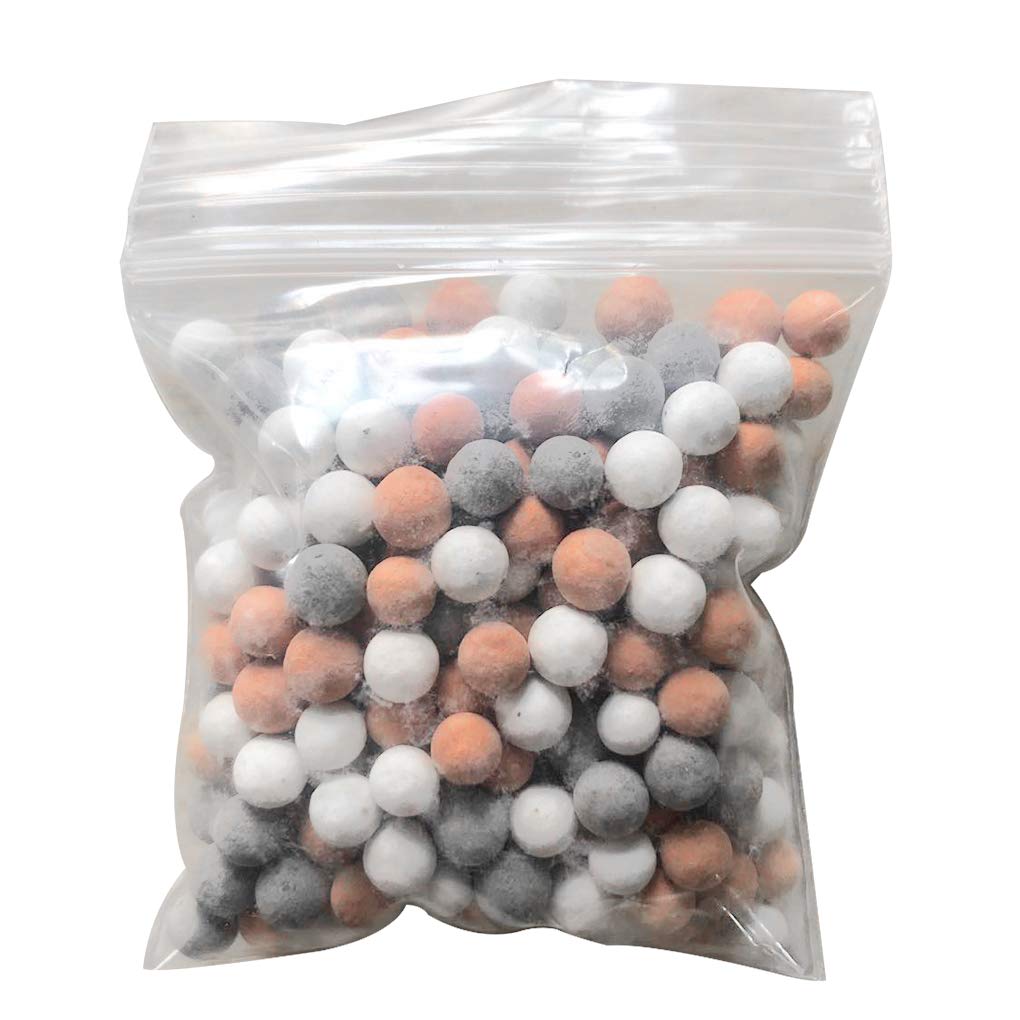 High Pressure Showerhead Inoic Stones Home Handheld Shower Head Negative Ion Shower Spray Filter Stones, A Bag Filter Stones