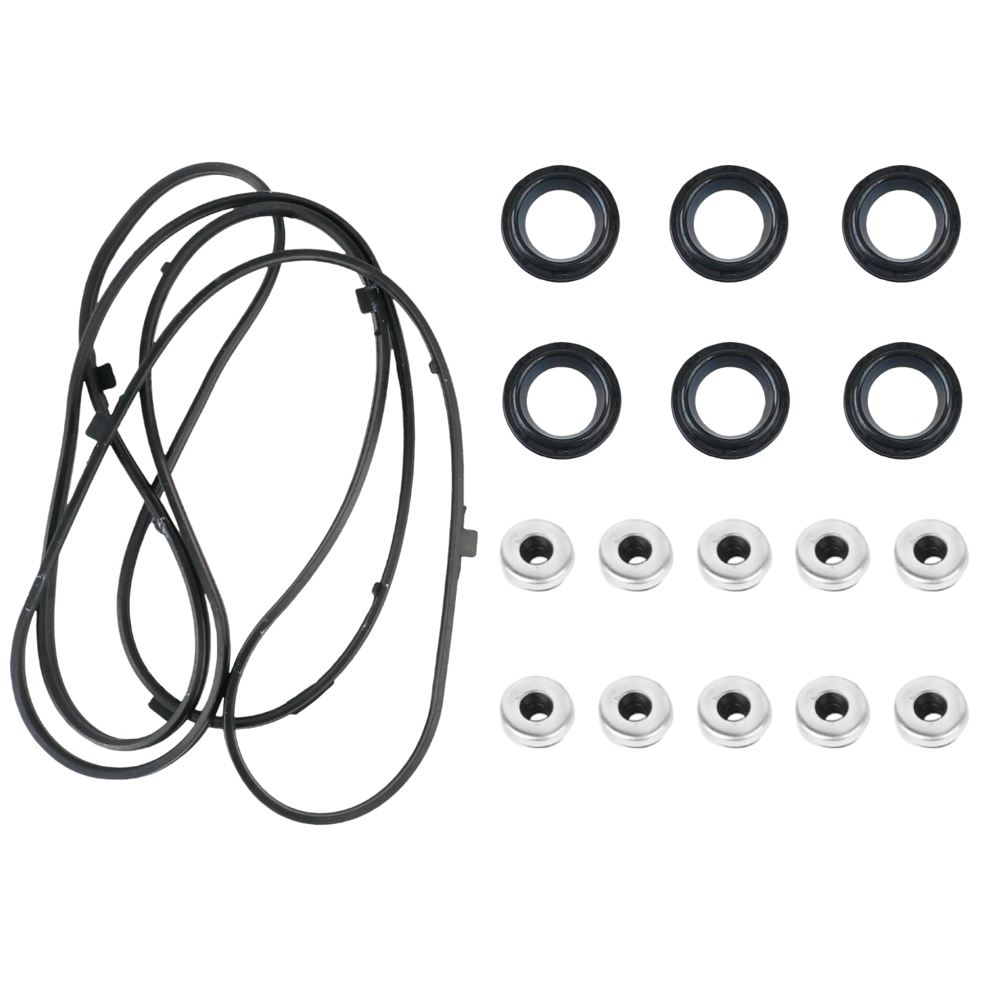 VS50607R Engine Valve Cover Gasket Set for 2003-2008 Honda Accord Pilot Ridgeline & Acura MDX RLTL & Saturn Vue 3.0L 3.2L 3.5L 3.7L, 2003 2004 2005 2006 2007 2008 2009 2010