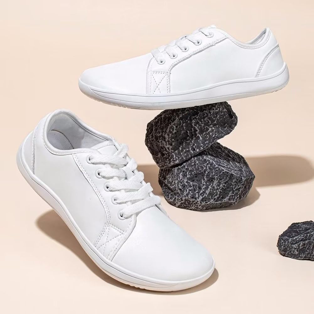 Sneaker da donna in pelle nera – scarpe estive da donna comode in pelle – scarpe da ballo casual con suola morbida in pelle, suola moderna Jazz scarpe da danza divise