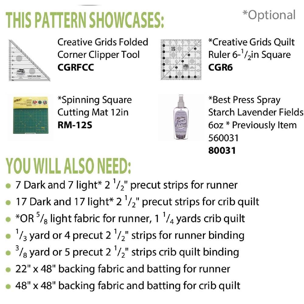 Hexie Imposter Runner or Quilt from Cut Loose Press & AQCO - CLPPSQ005