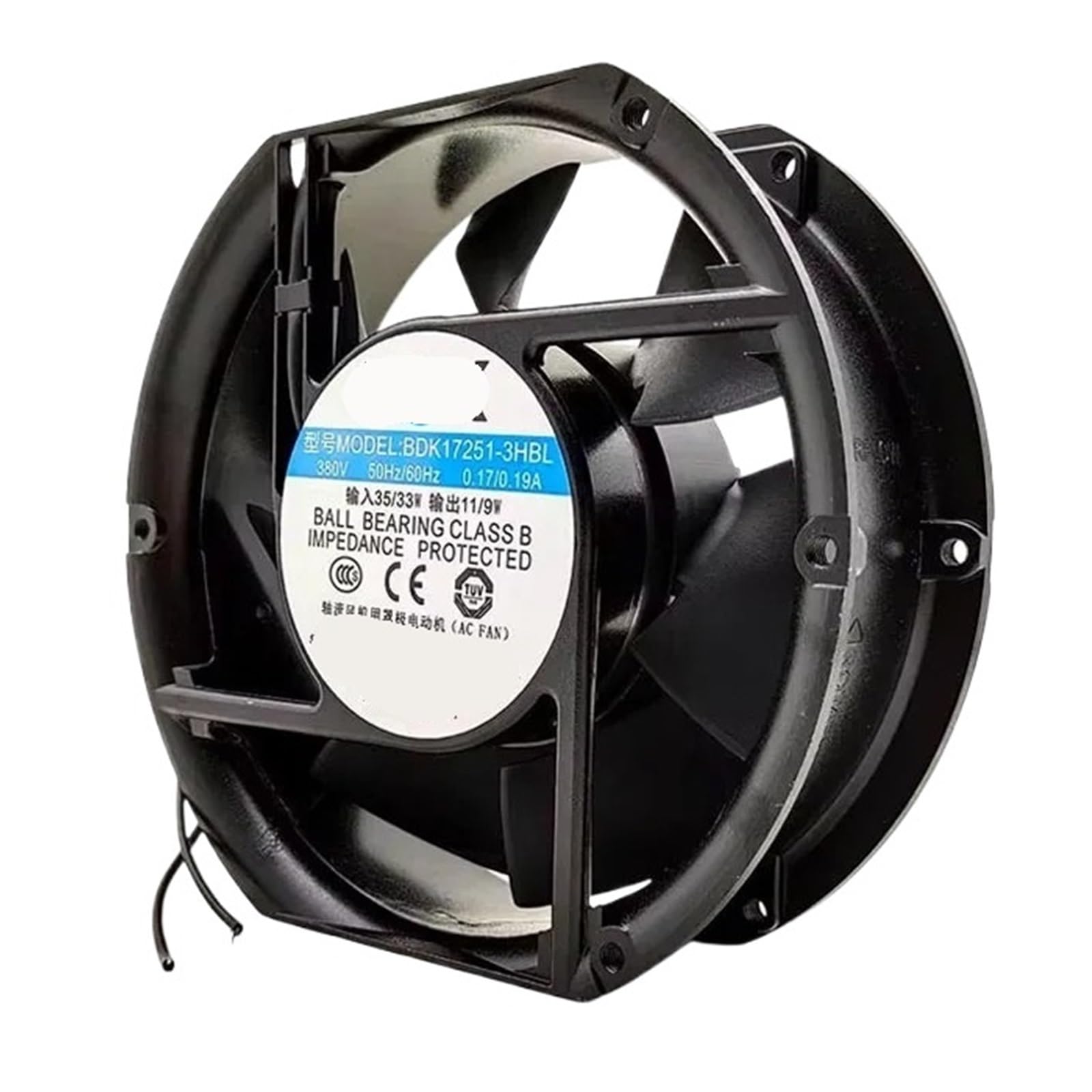 CLEUFWKO BDK17251-3HBL AC 380V 0.17/0.19A 17251 172 * 51mm Cooling fan