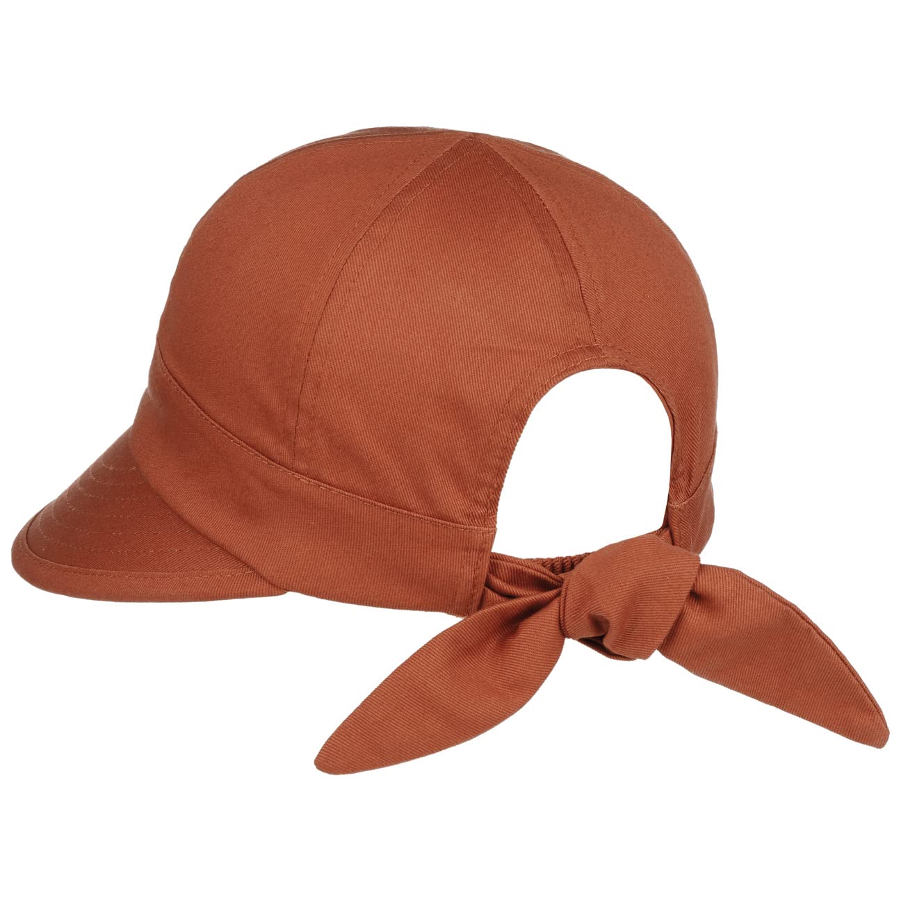 Seeberger Casquette Sunshine Femme - en Coton pour avec Etiquette Visiere Printemps-ete Ete - Taille Unique Rouille