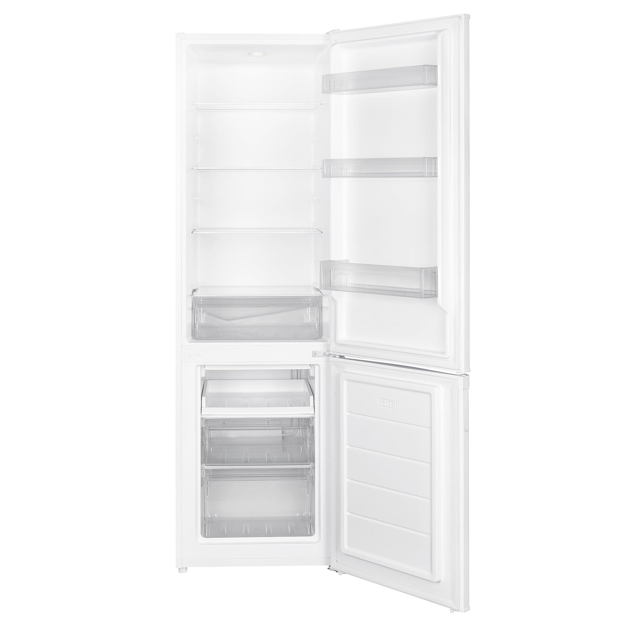 SAUBER - Frigorífico Combi SERIE 3-FC17524WH - E - 180 x 55 cm - 262 litros - Iluminación LED - Tirador Integrado - ENTREGA Y RETIRADA USADO EN DOMICILIO INCLUIDA