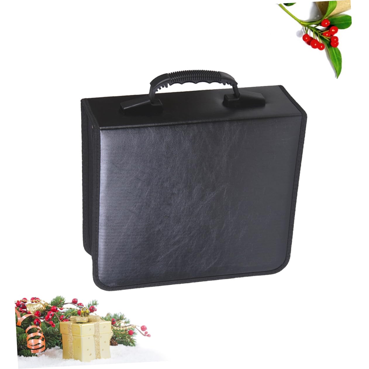 ULTECHNOVO Borsa per CD e Dvd per Auto Custodia Organizer Cerniera Scorrevole Resistente e Pratica capacità Fino Slot