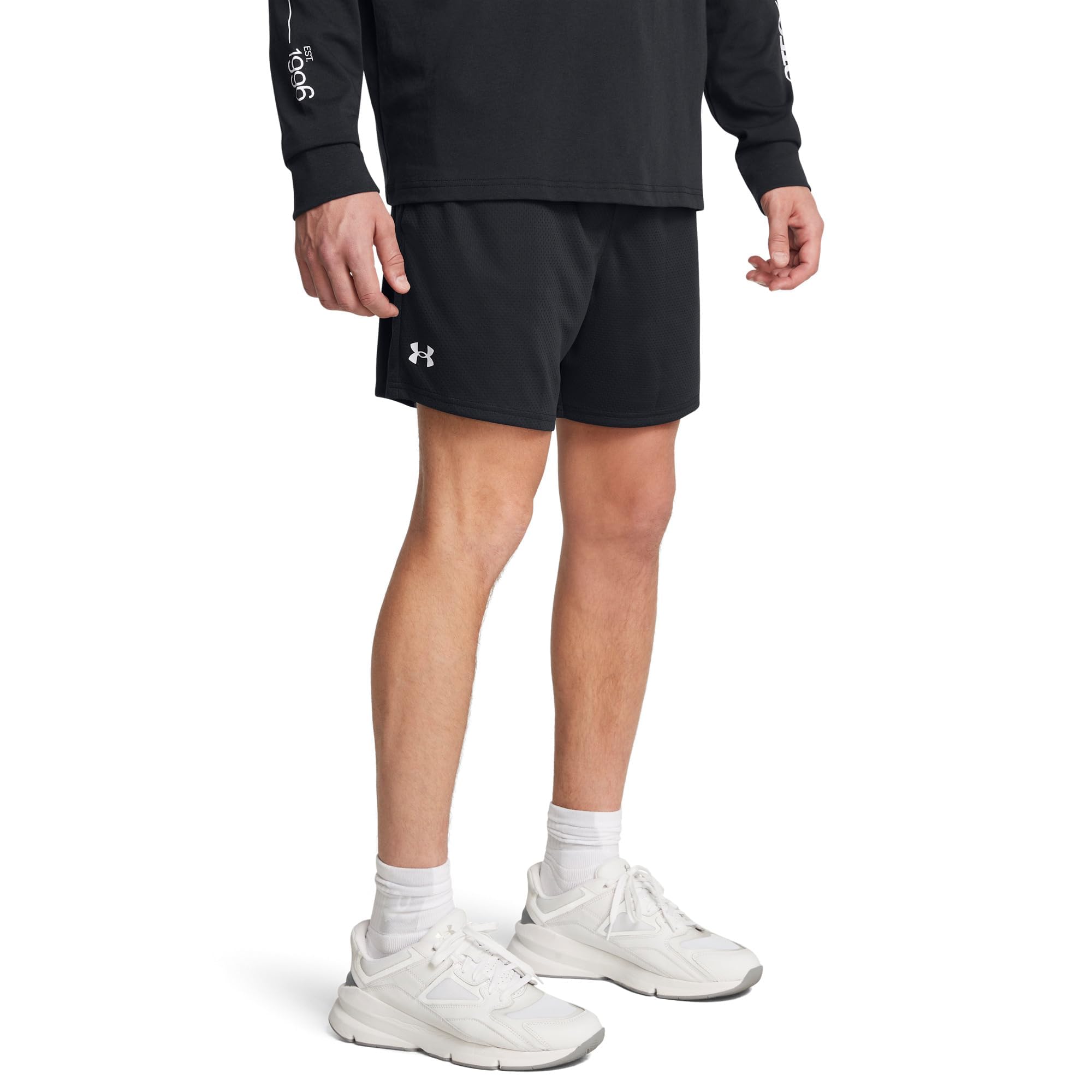 

                                                    Under Armour Men's Tech 6 Inch Mesh Shorts, (001) 