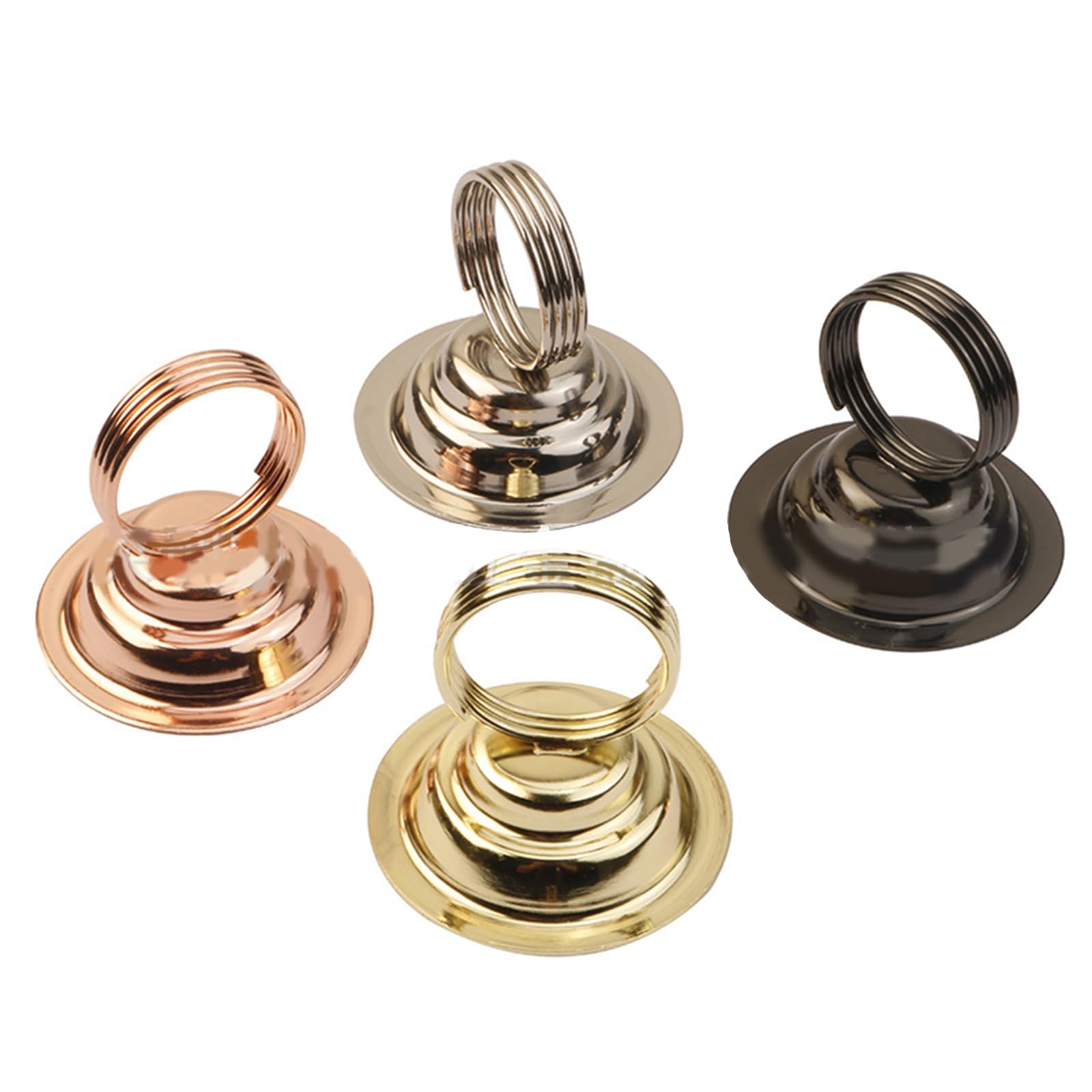 Elegante soporte de metal para números de mesa, práctico soporte de alambre para fotos para uso en mesa